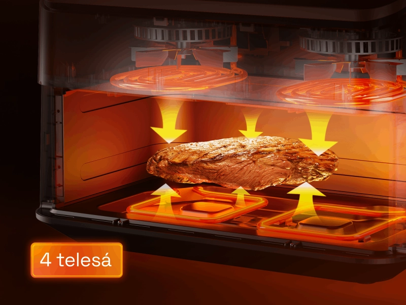 Cosori_TF101S_TwinFry 4 ohrevné telesá