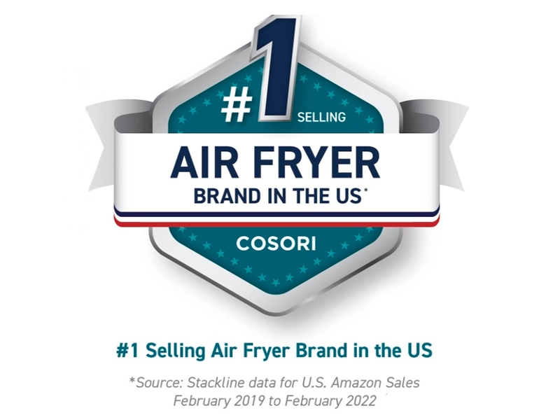 Cosori_TF101S_TwinFry najpredávanejšia značka v USA