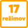 ikona 17 režimov