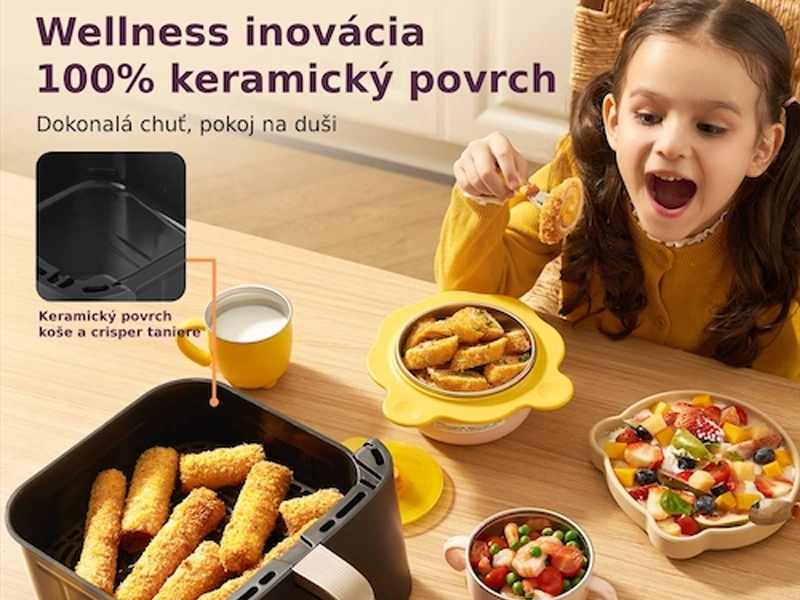 Cosori_Turbo_Tower_pro nepriľnav&yacute; keramick&yacute; povrch