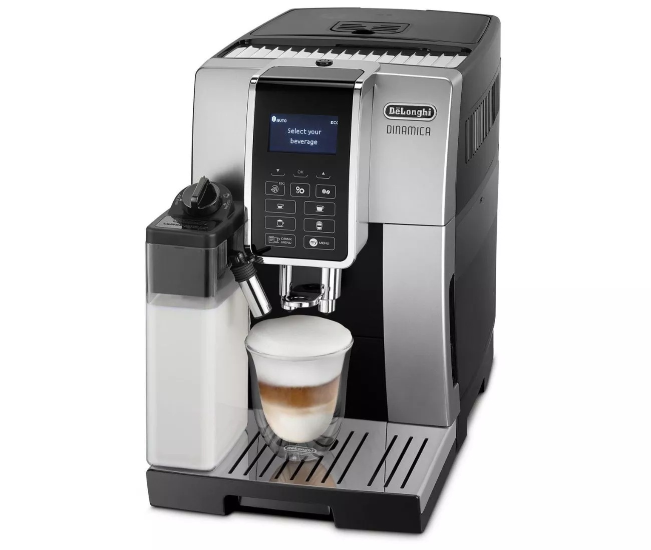 Nastaviteľná výška adaptéra na kávu – šálky až do výšky 13,5 cm!