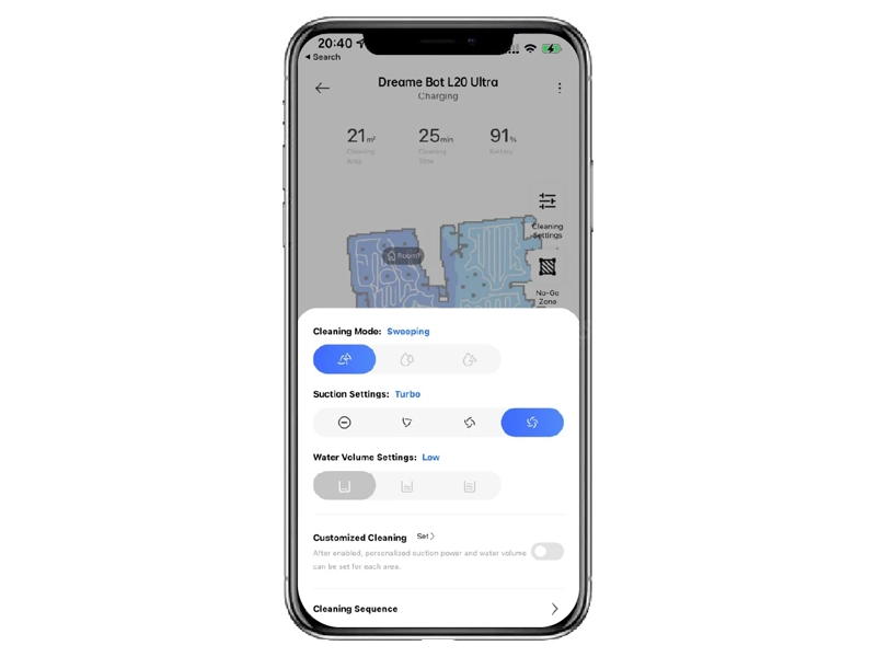 Dreame_L20_ultra aplikacia