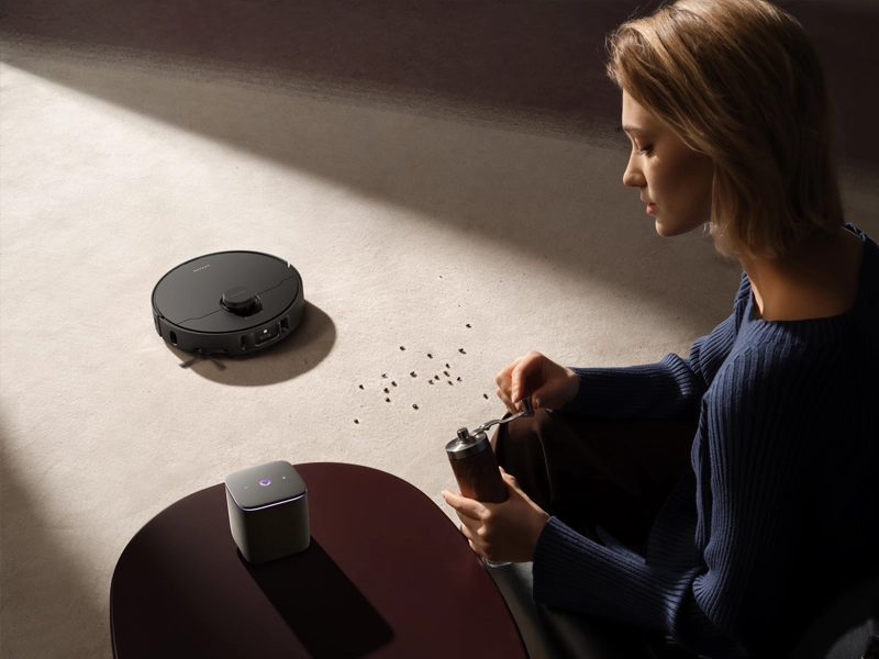 Dreame_L40S_pro_ultra_black hlasové ovládanie