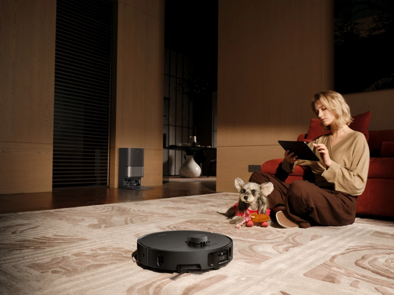 Dreame_L40S_pro_ultra_black ovládanie