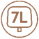 ikona objem 7 l