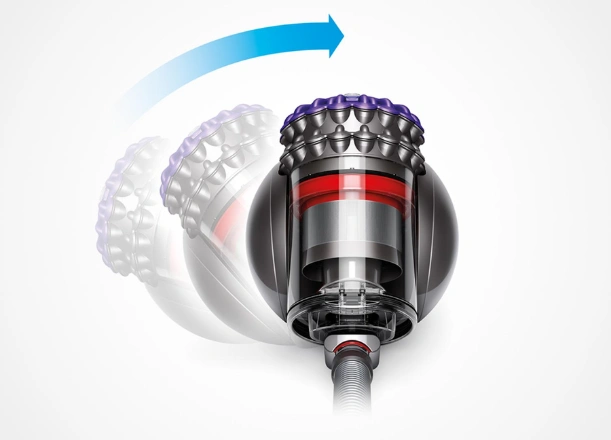 Vysávač Dyson Big Ball™ Parquet 2 bol navrhnutý tak, aby sa pri prevrhnutí sám zdvihol.