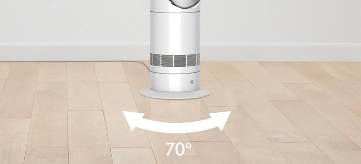 Plynul oscilcia Dyson ventiltor.
