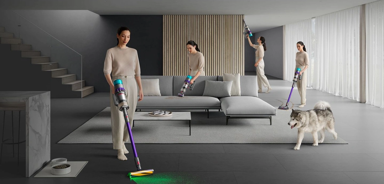 Vykonný tyčový vysávač Dyson Gen5detect™ Absolute ma vysoký čistiaci výkon.