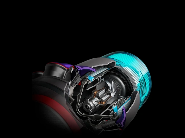 Dyson digitálny motor vysávača Dyson Gen5detect™ Absolute poskytne sací výkon až 280 W.