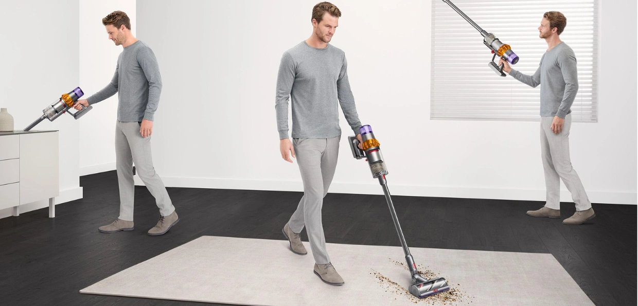 Vykonný tyčový vysávač Dyson V15™ Detect Absolute ma vysoký čistiaci výkon.