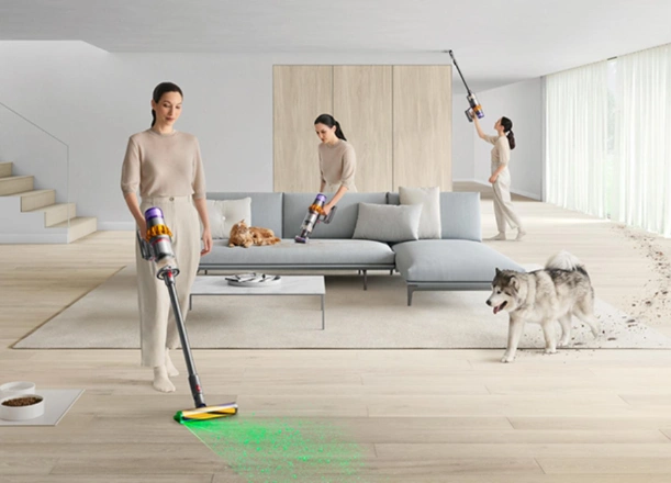 Bohaté príslušestvo rozšíri možnosti vysávača Dyson VV15™ Detect Absolute.