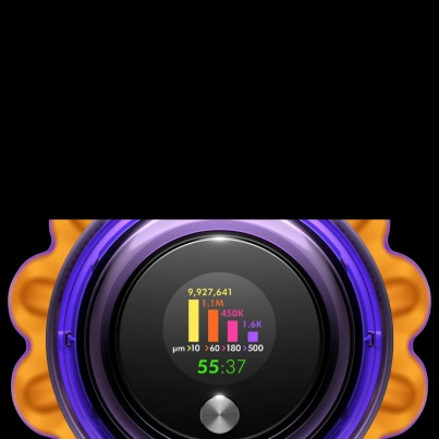 LDC Displej vysávača Dyson V15™ Detect Absolute vám podá aktuálne informácie.