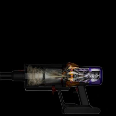 Kompletne utesnená filtrácia vysávača Dyson V15™ Detect Absolute zachytí 99,99 % mikroskopických nečisôt.