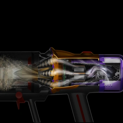 Kompletne utesnená filtrácia vysávača Dyson V12™ Detect Slim Absolute zachytí 99,99 % mikroskopických nečisôt.