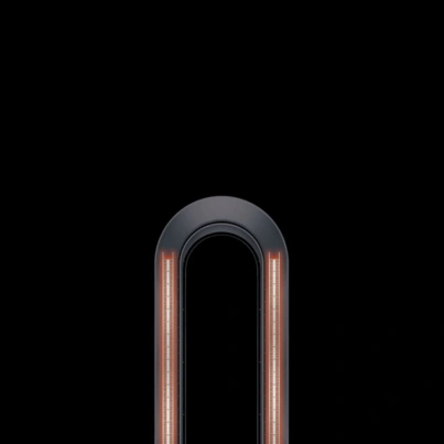 PTC keramické dosky ventilátora Dyson Hot + Cool™ AM09 rýchlo ohrejú miestnosť.