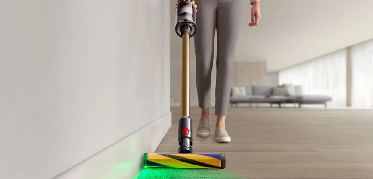 Vykonný tyčový vysávač Dyson V15™ Detect Absolute ma vysoký čistiaci výkon.