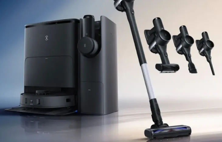 Výkonné kombo robotického vysávača T30S COMBO COMPLETE BLACK a ručného vysávača