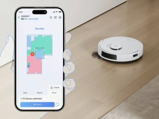 Vďaka aplikácii ECOVACS HOME môžete robotický vysávač Deebot N20 Plus White pohodlne ovládať iba na pár klikov.