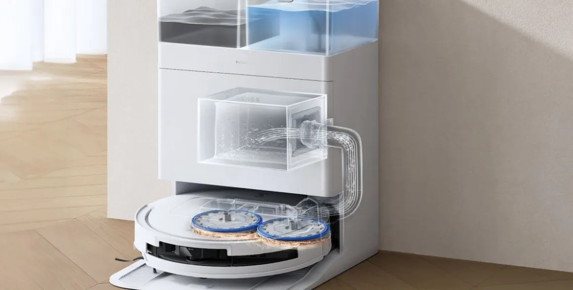 Omni stanica sa postará o 150 dní bezúdržbového používania vysávača DEEBOT T50 PRO OMNI.