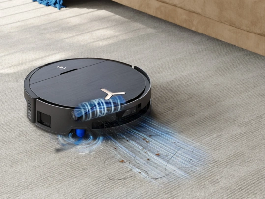 Technol&oacute;gia ZeroTangle 2.0 zn&iacute;žuje namot&aacute;vanie vlasov na 0 vďaka čomu v&aacute;m odpad&aacute; pr&aacute;cne čistenie kefy robotick&eacute;ho vys&aacute;vača ECOVACS DEEBOT X9 OMNI.