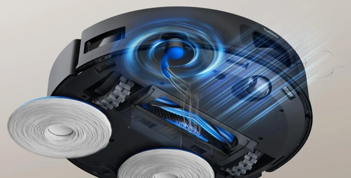 Vďaka saciemu výkonu 25 000 Pa vysávač ECOVACS DEEBOT T30C OMNI čistí koberce aj podlahy s mimoriadnou účinnosťou.