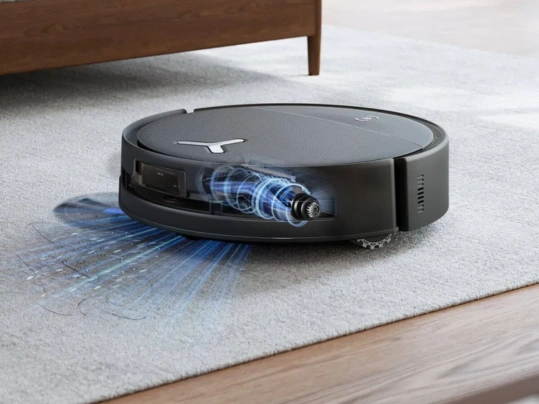 Technológia ZeroTangle 3.0 znížuje namotávanie vlasov na 0 vďaka čomu vám odpadá prácne čistenie kefy robotického vysávača ECOVACS T80S OMNI.