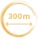 ikona dosah 300 m