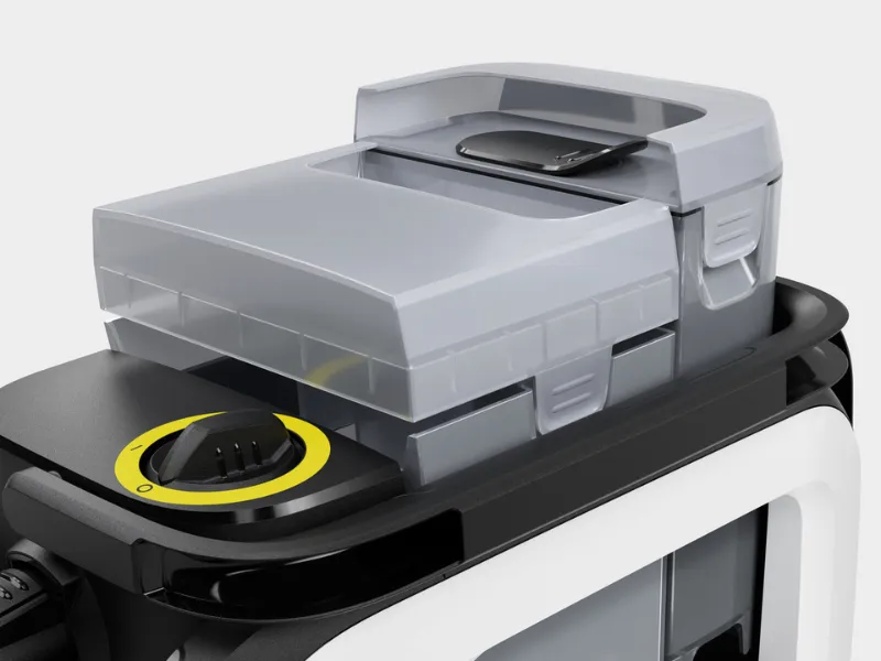 2 nádrze Kärcher SE 3 Compact Floor s funkciou oplachu nedajú špine žiadny priestor