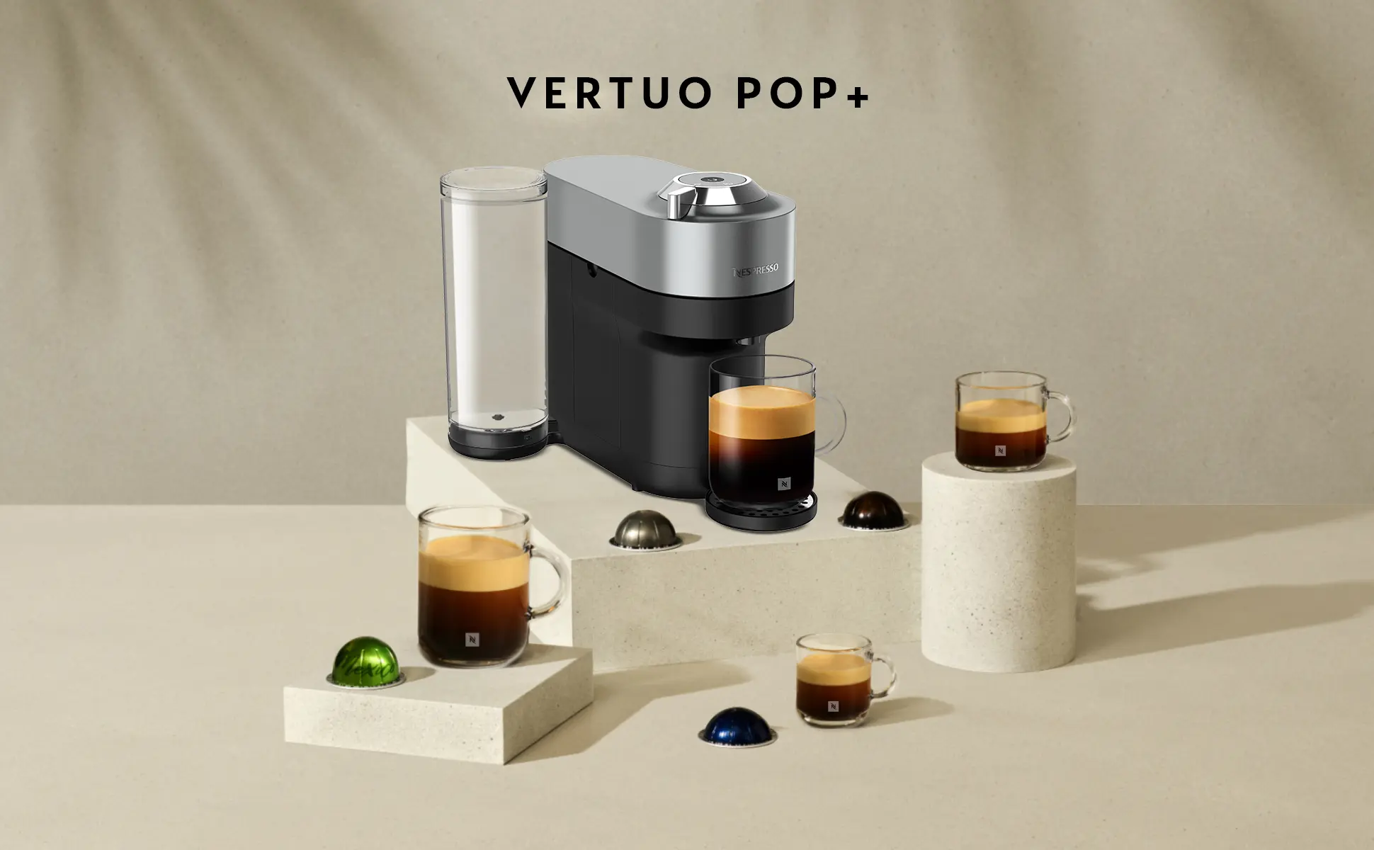 Nespresso Vertuo Pop+ Titan