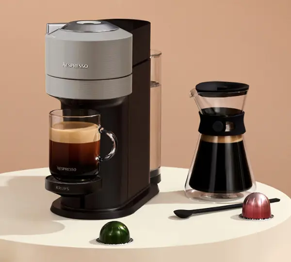 Nespresso Vertuo Next m&aacute; velkou vodn&iacute; n&aacute;drž