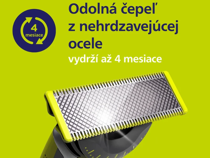 vydrz-4-mesiace-nahradne-cepele-Philips-OneBlade_