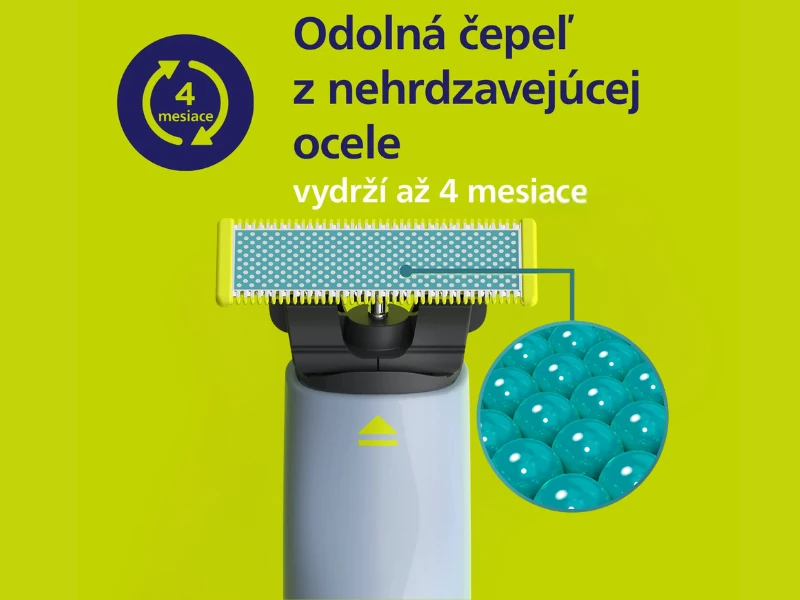 vydrz-4-mesiace-nahradne-cepele-Philips-OneBlade_