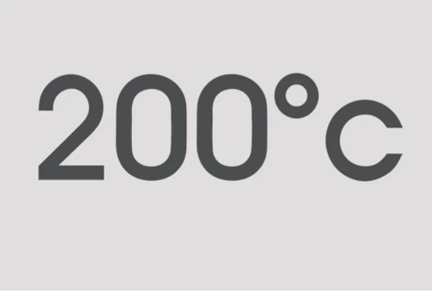 Vysoká teplota - na použitie pripravená do 30 sekúnd