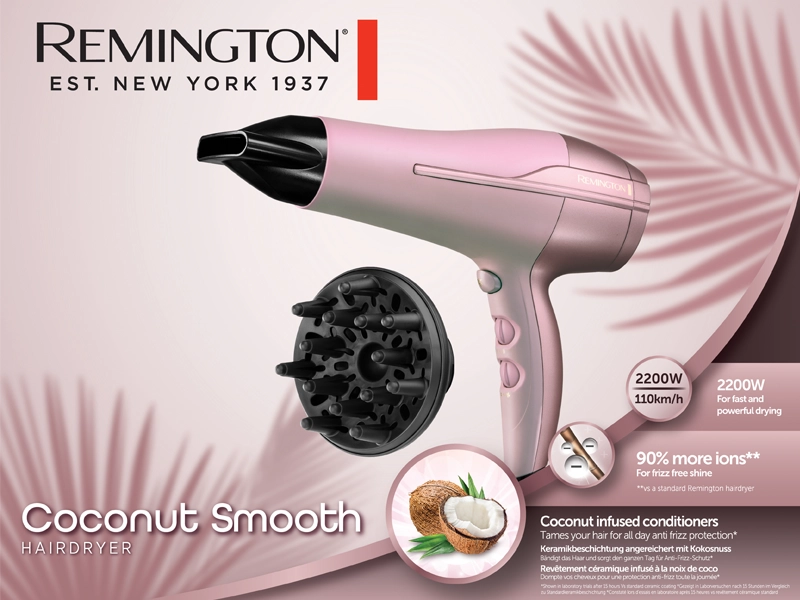 Sušič vlasov Remington Coconut Smooth D5901