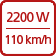 2200 w