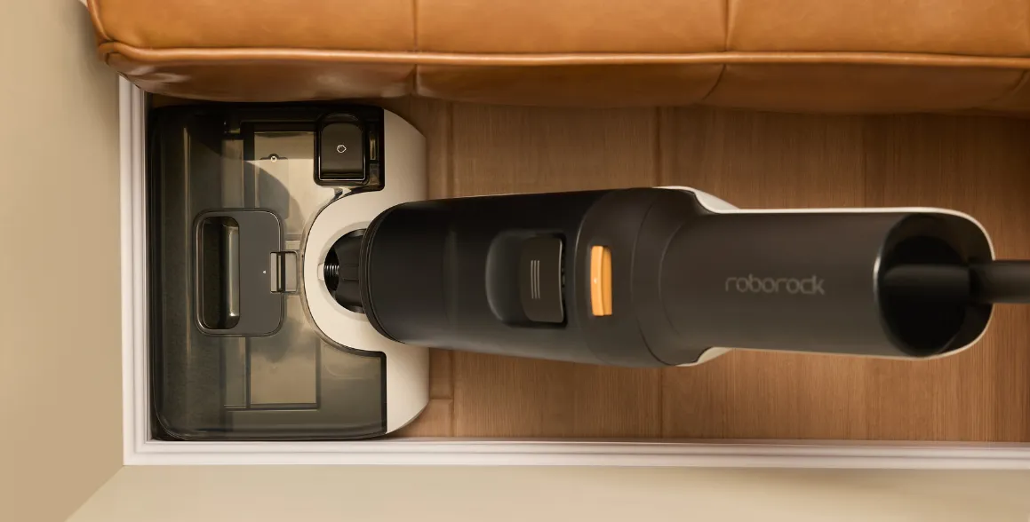 Vďaka systému čistenia Edge-to-Edge s vysávač Roborock F25 ľahko dosiahne na okraje a rohy s bočnými okrajmi menšími ako 1 mm.