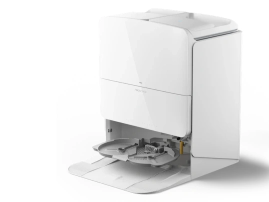 Dokovacia stania vys&aacute;vača Roborock Qrevo Edge 2 Pro sa d&aacute; jednoducho vyčistiť