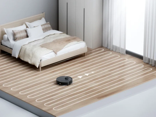 Vysávač Roborock Q10 VF disponuje režimom pomalého vysávania DEEP+ mopping.