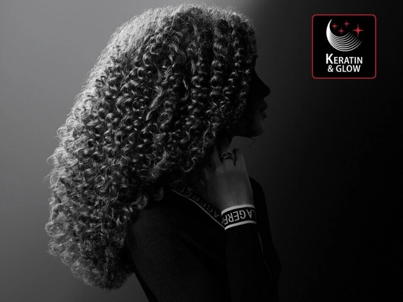Kulma Rowenta CF311LF0 má exkluzívny povrch Keratin & Glow, ktorý ochráni vlasy pred poškodením.