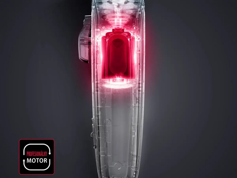 Zastrihávač vlasov Rowenta TN152LF0 Perfect Line poháňa profesionálny motor.