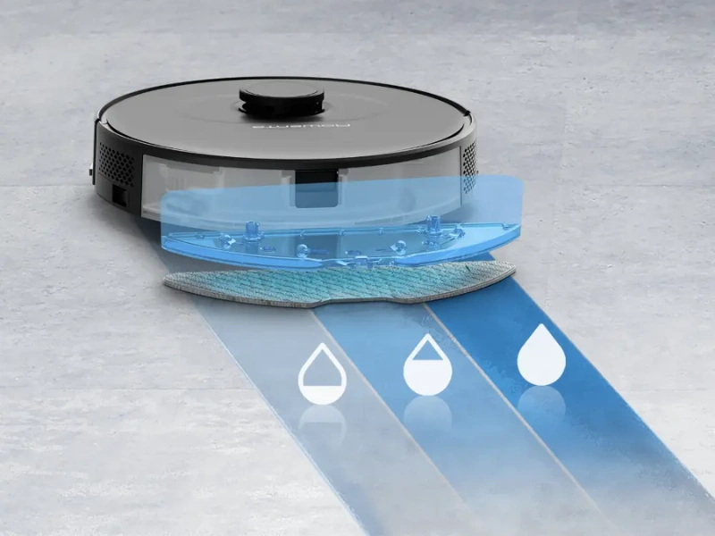 Vďaka syst&eacute;mu Smart Aqua Power pon&uacute;ka vys&aacute;vač Rowenta RR8575WH &scaron;tyri &uacute;rovne tlaku vody.