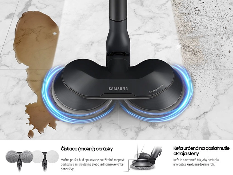 Samsung jet 75 complete čistenie tvrdých podláh.