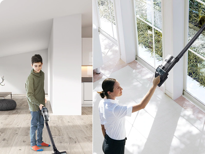 Samsung jet 85 complete ľahká konštrukcia.