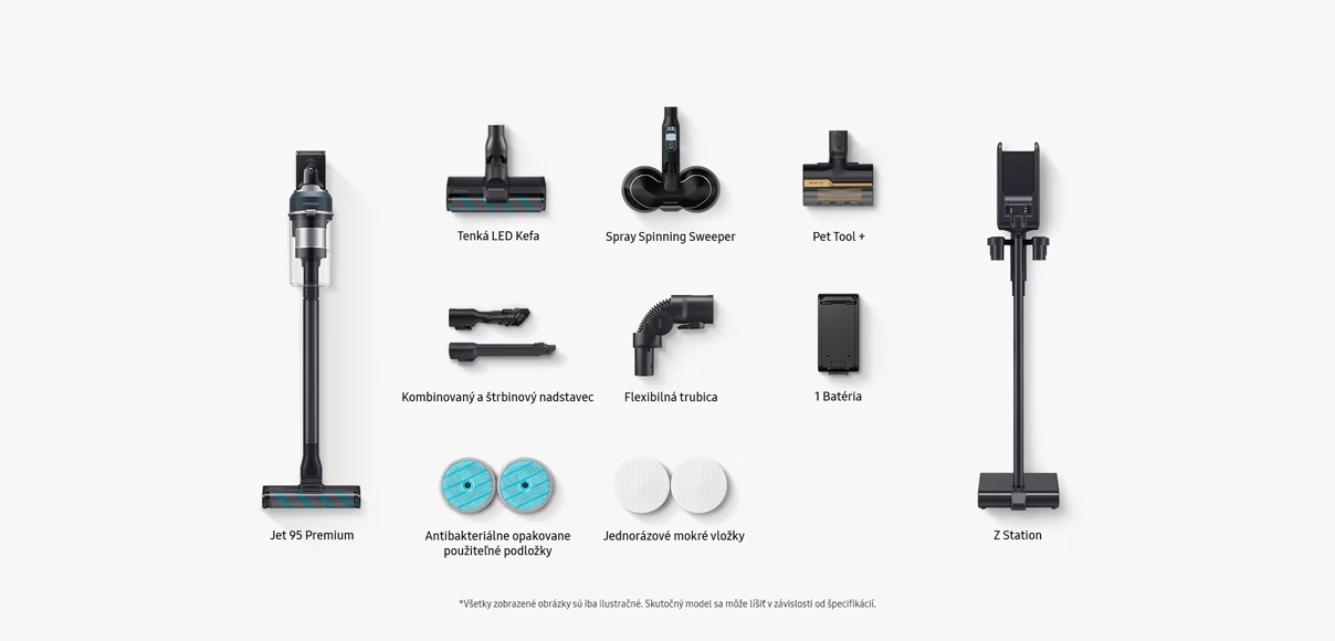 Samsung jet 95 premium príslušenstvo.