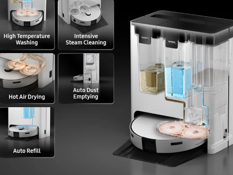 Samsung Bespoke Jet Bot Combo+ funkcie.