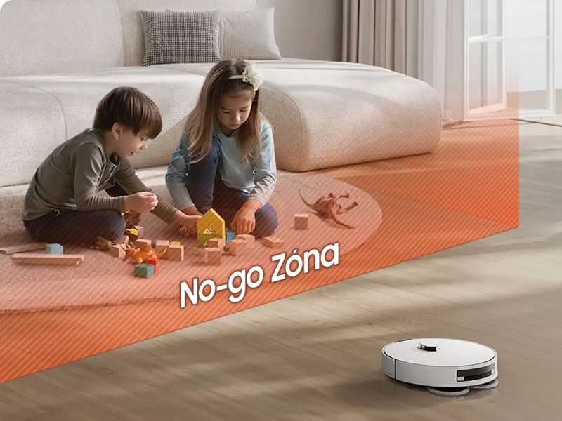 Samsung Bespoke Jet Bot Combo+ virtuálna stena.