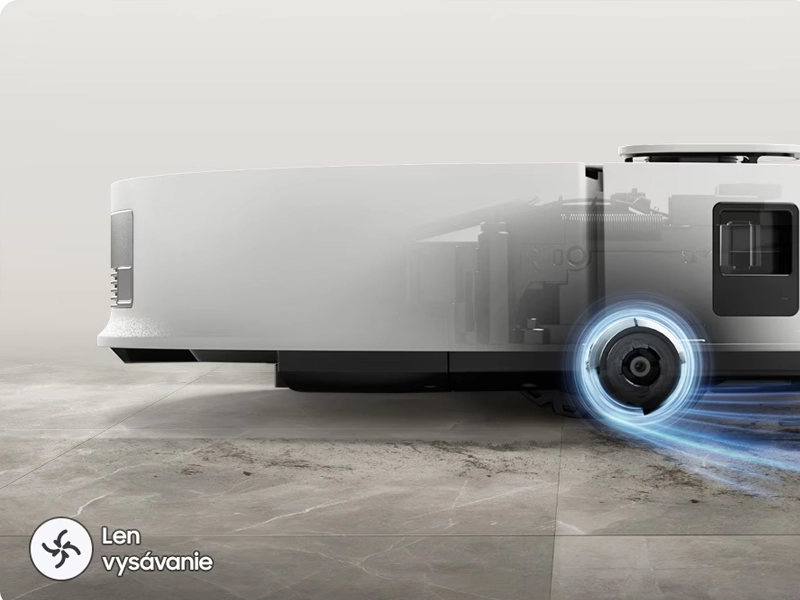 Samsung Bespoke Jet Bot Combo+ iba vysávanie alebo mopovanie.