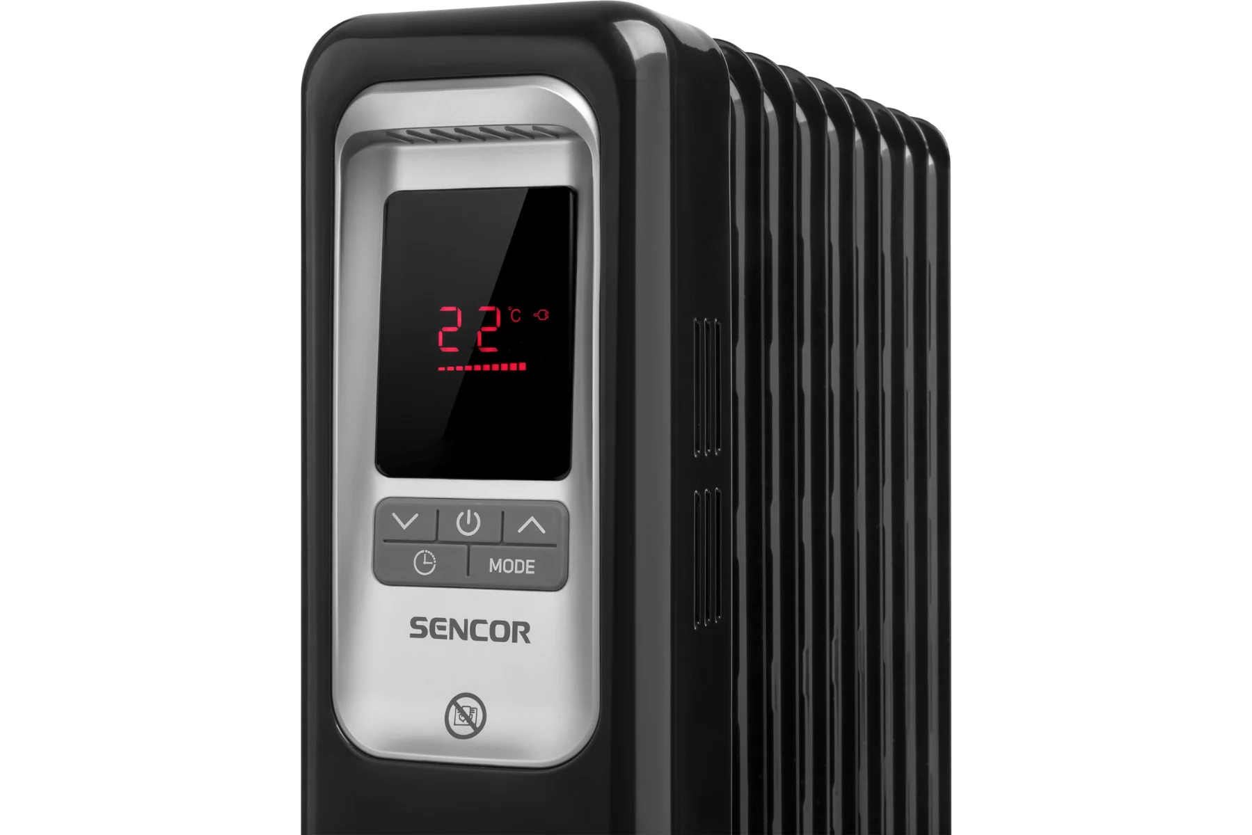 Elektrický olejový radiátor Sencor SOH 6109BK ucinne vykurovanie
