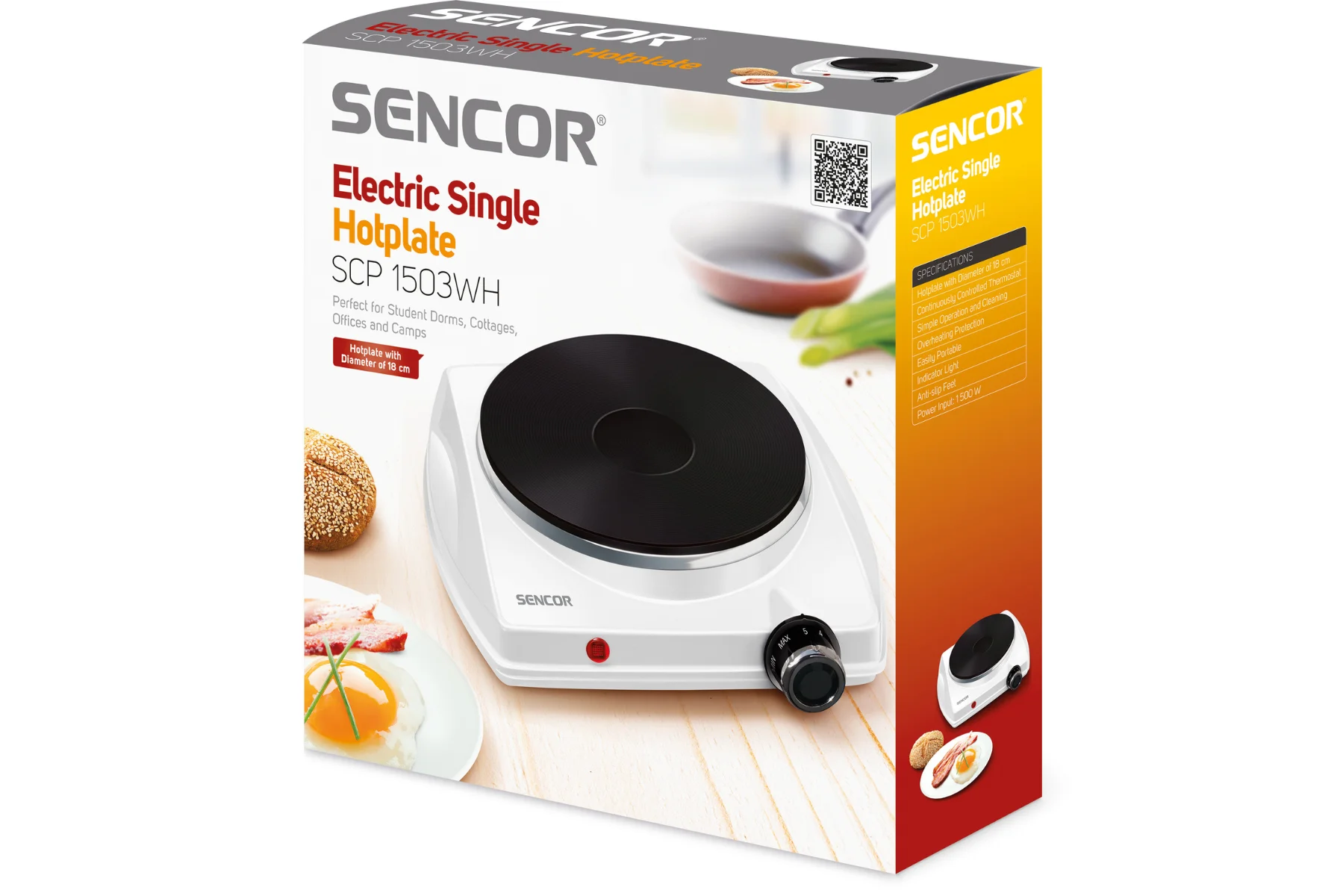Elektrický varič Sencor SCP 1503WH-EUE4 vsestranny