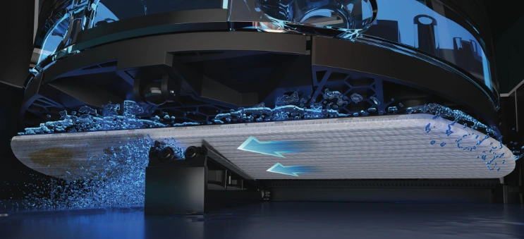 Z&aacute;kladňa NeverTouch po upratovan&iacute; mop vyperie v čistej vode a vysu&scaron;&iacute; ho, vďako čomu je vys&aacute;vač Shark RV2800ZEEU vždy svieži a pripraven&yacute; na ďal&scaron;ie bezstarostn&eacute; čistenie.